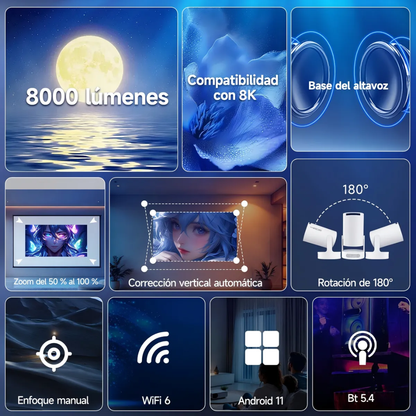 Portable home cinema projector
