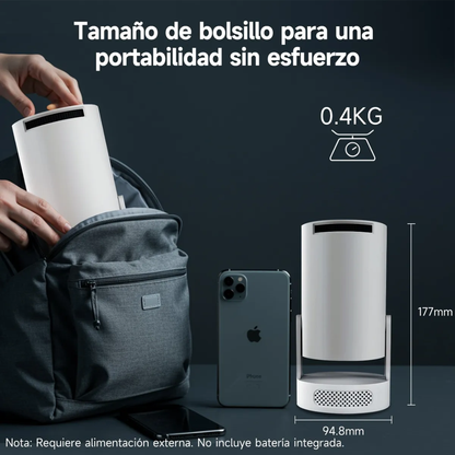 Portable home cinema projector